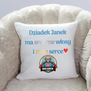 Poduszka dla Dziadka z imieniem – Super pomysł na prezent!