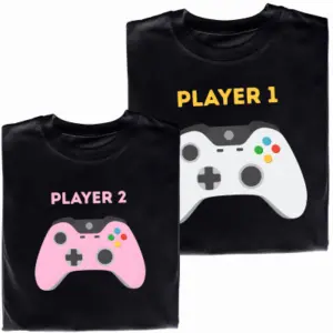 Koszulki dla Par – „Player & Gamer” – Śmieszny Pomysł na Prezent