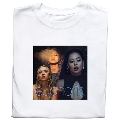 Koszulka z nadrukiem Euphoria – prezent dla fana serialu