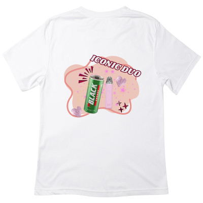 Koszulka z nadrukiem Iconic Duo – prezent dla fana energetyka