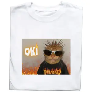 Koszulka z nadrukiem Oki – prezent dla fana popkultury