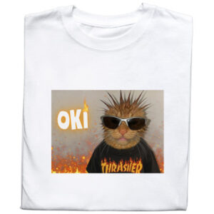 Koszulka z nadrukiem Oki – prezent dla fana popkultury