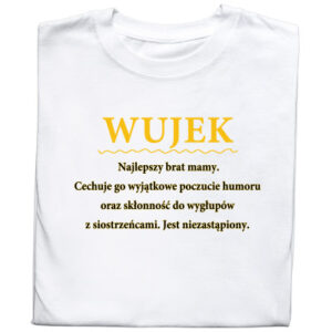 Koszulka z nadrukiem „Wujek Najlepszy” – śmieszny prezent dla wujka