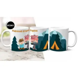 Foto kubek - podróżnik