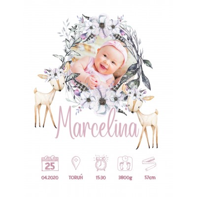 Album metryczka ze zdjęciem CHRZEST ROCZEK