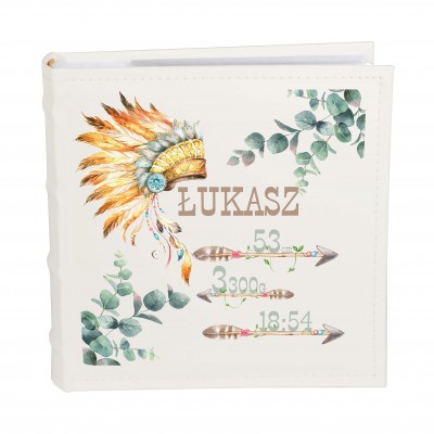 Album ze zdjęciem na urodziny chrzest roczek