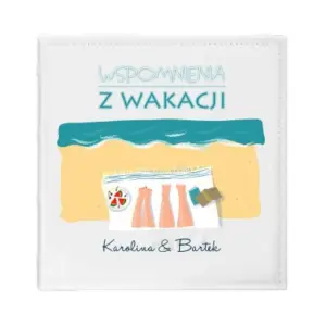 Album ze zdjęciami z wakacji -pamiątka