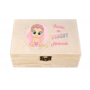 Personalizowane drewniane pudełko