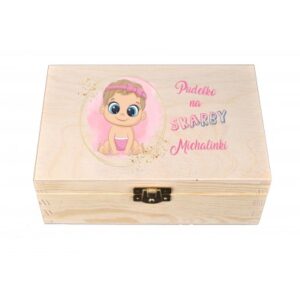 Personalizowane drewniane pudełko