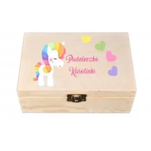 Personalizowane drewniane pudełko