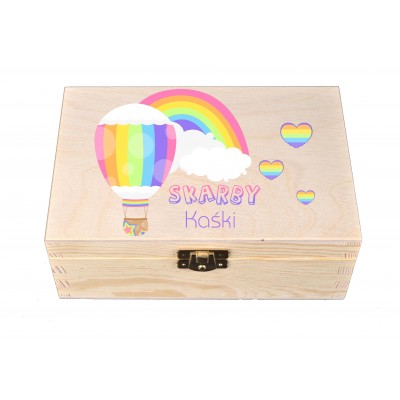 Personalizowane drewniane pudełko