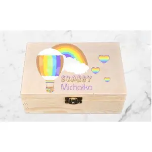 Personalizowane drewniane pudełko
