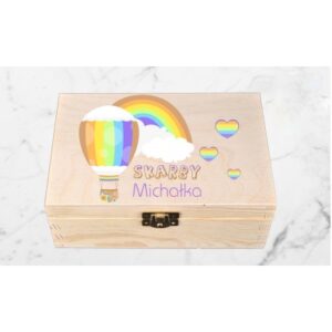 Personalizowane drewniane pudełko