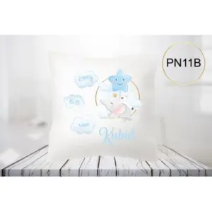 PODUSZKA ZE ZDJĘCIEM METRYCZKA CHRZEST URODZINY