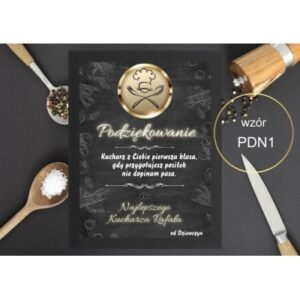 PODZIĘKOWANIE DLA KUCHARZA
