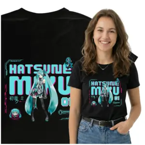 Koszulka Hatsune Miku – t-shirt z nadrukiem, idealny prezent dla fana