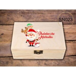 PERSONALIZOWANE DREWNIANE PUDEŁKO