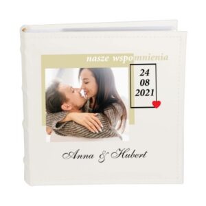 Album ze zdjęciem pary - miłość, ślub