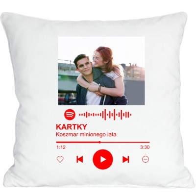 Spotify piosenka poduszka ze zdjęciem