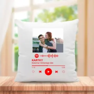 Spotify piosenka poduszka ze zdjęciem