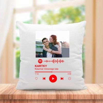 Spotify piosenka poduszka ze zdjęciem
