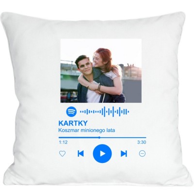 Spotify piosenka poduszka ze zdjęciem