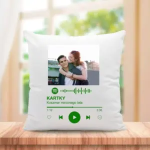 Spotify piosenka poduszka ze zdjęciem