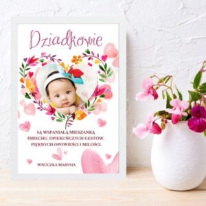 Personalizowany plakat dla Babci i Dziadka