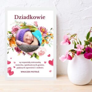Personalizowany plakat dla Babci i Dziadka