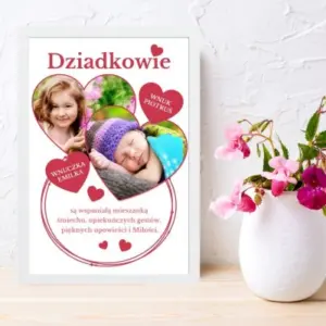 Personalizowany plakat dla Babci i Dziadka