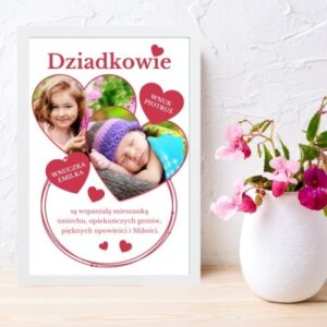 Personalizowany plakat dla Babci i Dziadka