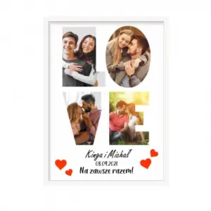 Collage Walentynkowy "Love"