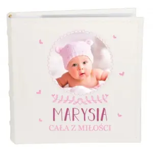 Album ze zdjęciem na Urodziny Chrzest Roczek