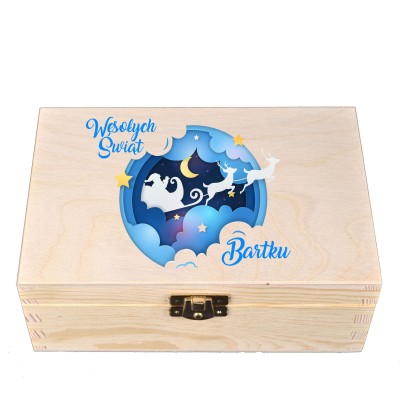PERSONALIZOWANE DREWNIANE PUDEŁKO
