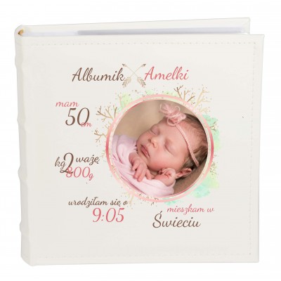 Album metryczka ze zdjęciem