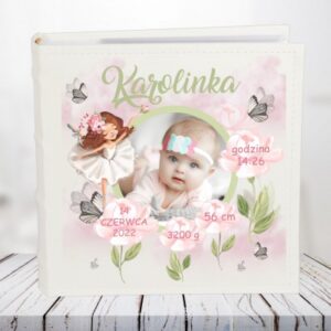 Album z metryczką dla dziewczynki