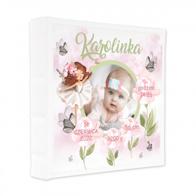 Album z metryczką dla dziewczynki