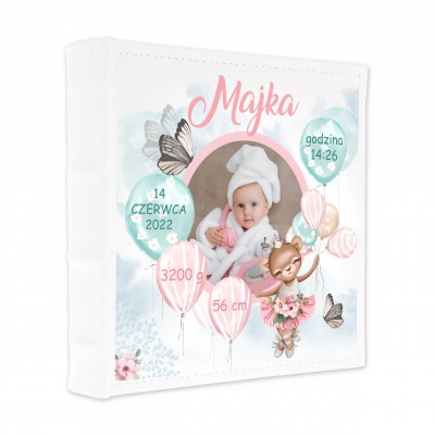 Album z metryczką dla dziewczynki