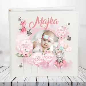 Album z metryczka dla dziewczynki