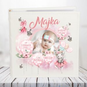Album z metryczka dla dziewczynki