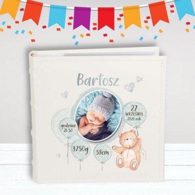 Album z metryczką dla chłopca