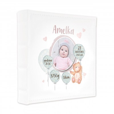 Album z metryczką dla dziewczynki