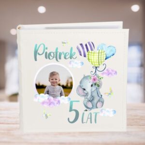 Album ze zdjęciem na urodziny dla chłopca