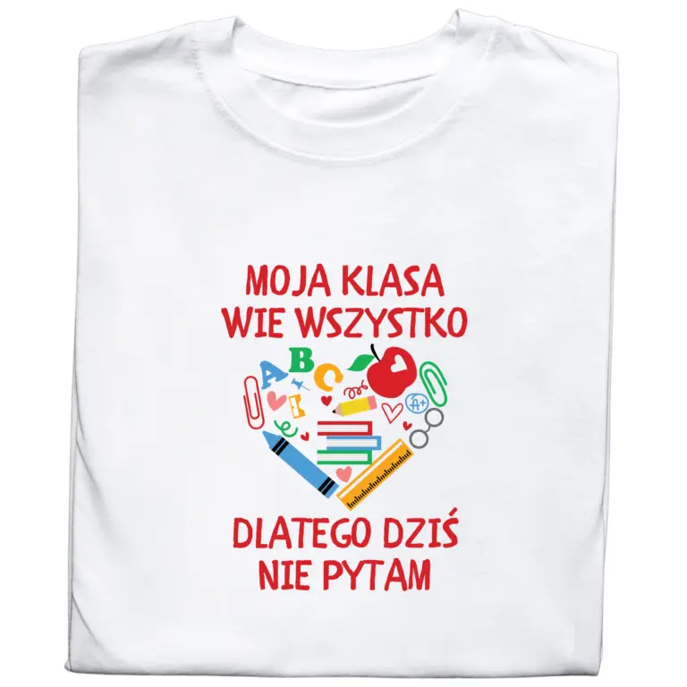 Koszulka z Nadrukiem – Śmieszny Prezent na Dzień Nauczyciela