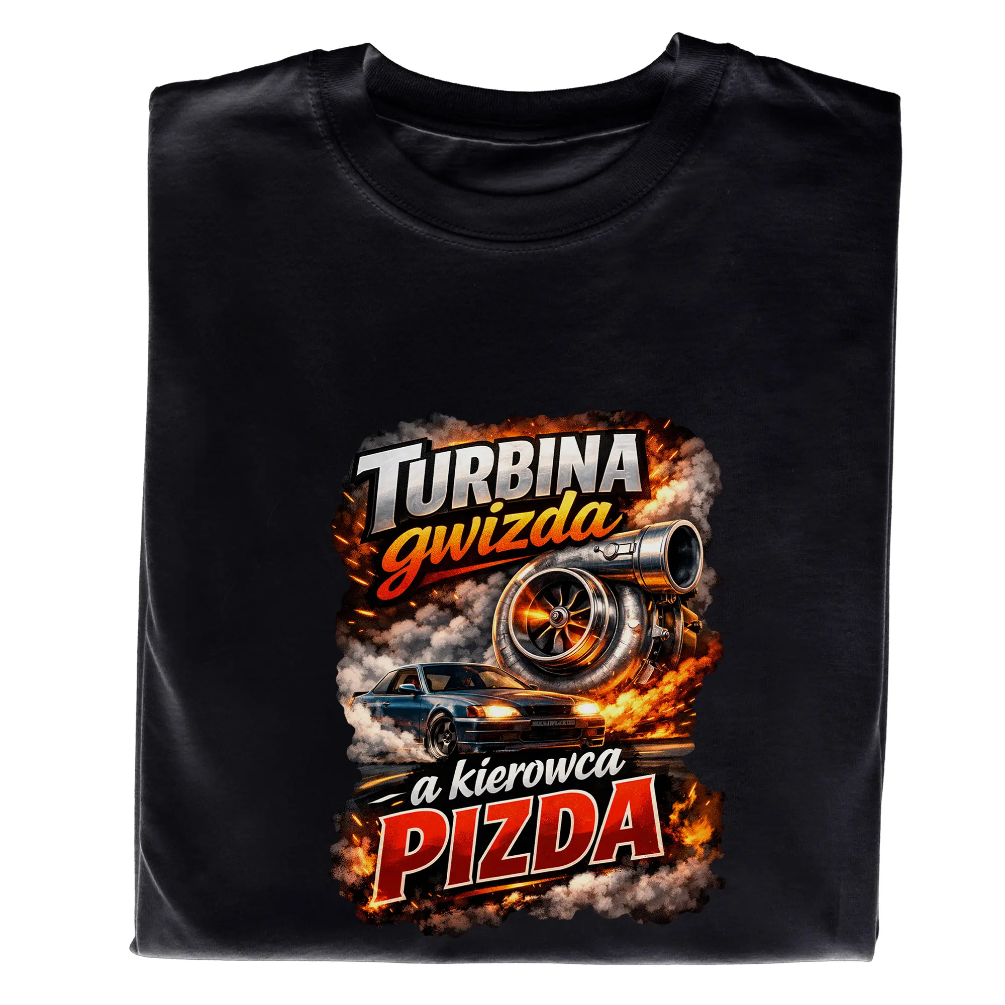 Koszulka Turbina Gwizda Kierowca – śmieszny prezent dla fana motoryzacji
