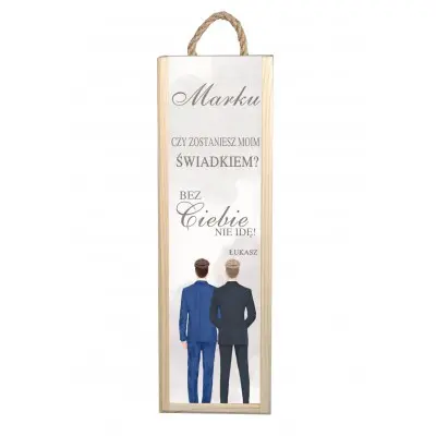 Skrzynka na alkohol dla Świadka