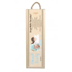 Podziękowanie dla Matki Chrzestnej - skrzynka na wino