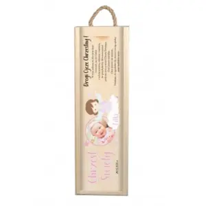 Podziękowanie dla Ojca Chrzestnego - skrzynka na wino