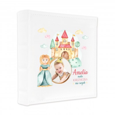 Album ze zdjęciem na roczek dla dziewczynki