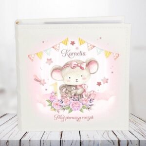 Album na roczek dla dziewczynki